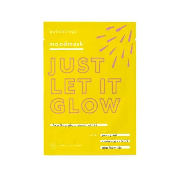 Patchology Moodmask Just Let It Glow Sheet Face Mask for Beauty Skincare